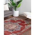 thumbnail image 3 of Rugs.com Eden Collection Rug – 3' x 5' Burgundy Medium Rug Perfect For Entryways, Kitchens, Breakfast Nooks, Accent Pieces, 3 of 9