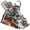 Abstract Colorful Skull Head, variant on Summer Sun Tree Drink Pineapple 5 Pcs Kitchen Set Heat Resistant Oven Mitts and Non-Slip Pot Holders with Adjustable Cooking Apron