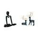 thumbnail image 1 of Figura de pensador, escultura abstracta, alce, ciervo, estatua de resina, adorno, material artístico, adecuado para regalar, decoración del hogar, est, 1 of 8