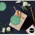 thumbnail image 5 of Inkdotpot 50 Pack Real Silver Foil Paper Tags Kiss The Miss Goodbye Bridal Shower Favor Hang Tags, 5 of 6