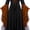 Black Orange, variant on Witch Costume for Women Gothic Renaissance Medieval Vampire Dress Dramatic Bat Sleeve High Low Hem Masquerade Party Outfit Adult Dark Fantasy Apparel