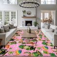 thumbnail image 3 of 5x8 Area Rugs for Living Room, Saint Patrick's Day Non Slip Area Rugs for Kitchen Bedroom Entryway, Pink Gnomes Hat Boot Clovers Love Washable Carpet Runner Rug Floor Mats for Bedroom Home Decor, 3 of 8