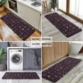 thumbnail image 6 of Dark Purple Sun Moon Star Pattern Kitchen Rug Mat,Kitchen Runner Rugs Non Skid Washable,Decorative Kitchen Floor Mats for Kitchen,Sink,Laundry,17"x47.2", 6 of 7