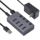 thumbnail image 2 of USB 4-port high-speed splitter USB 3.0 multi port extender computer one to four hub with charging, 2 of 5