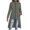 Gray, variant on Hooded Long Jackets for Women High Low Fleece Hoodie Fall Casual Solid Color Long Sleeve Full Zip Jackets with Pockets Wine Xxl