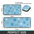 thumbnail image 7 of Blue Dog Paw Footprint Kitchen Rugs Sets Of 2,Anti Fatigue Kitchen Mat Rugs Non Slip Washable,Decorative Kitchen Floor Mats for Kitchen,Sink,Laundry,17"X30"+17"X47", 7 of 7