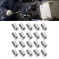 thumbnail image 3 of Coupling Nut, Female Thread 304 Stainless Steel Strong 20Pcs Professional M6 Round Connector Nut  for Repair, 3 of 8