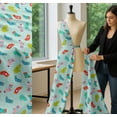 thumbnail image 5 of Soimoi Green Cotton Cambric Fabric Socks & Gloves Folk Art Fabric Prints By Yard 42 Inch Wide, 5 of 7