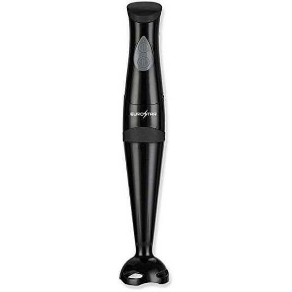 EUROSTAR EH400B 2-Speed Immersion Hand Blender with Detachable Shaft, Black