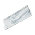 thumbnail image 1 of Matsuzay Elegante bandeja de cerámica para tocador de baño, rectangular clásico para comedor, boda, hogar Almacenamiento y organización del hogar Gris Grande, 1 of 6