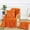 Burnt Orange, variant on Home Soft Things Plush Faux Fur Throw & 2 Pillow Covers Set - Burnt Orange - 50"x60"/18"x18"