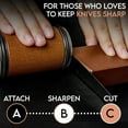thumbnail image 4 of Rolling Knife Sharpener Kit with Diamond Whetstone for Home Kitchen, Restaurant Kitchen, Outdoor - Best Kitchen Tools.Magnetic knife sharpener, 4 of 6