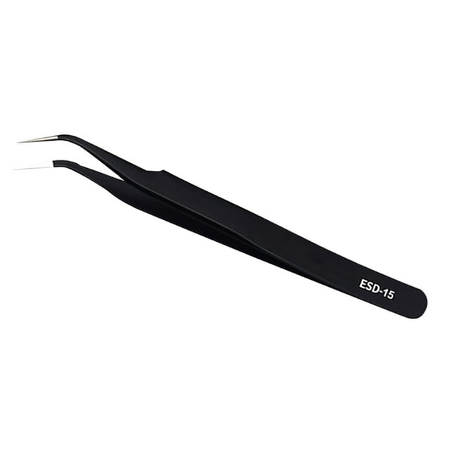 Vogacara Codo y curvo para decoración de uñas, Gel acrílico, herramienta para recoger diamantes de imitación, pinza antiácido, decoración de masajeadores Numero 3 Vogacara CE000480-03