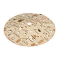 thumbnail image 2 of Kll Coffee Time Christmas Tree Skirt 30",Party Decorations Farmhouse For Christmas Decorations Holiday Party, 2 of 8