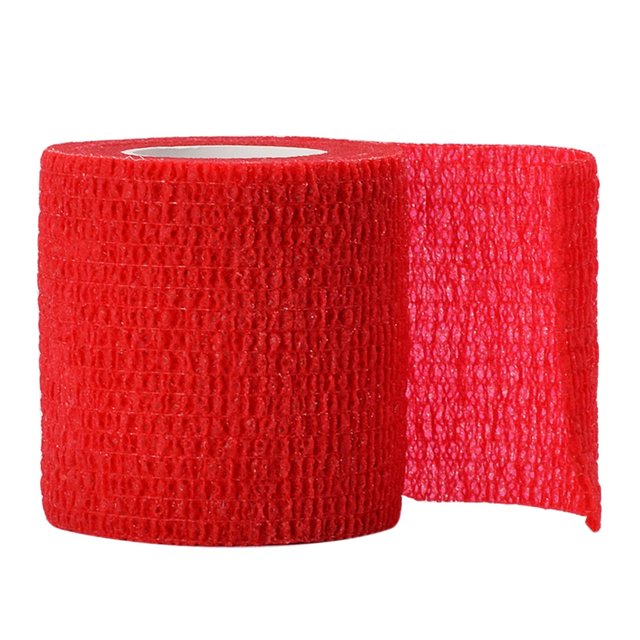 Tattoo Grip Cintas elásticas Banda Accesorios Envolturas Cintas impermeables (Rojo) Ehuebsd Cuidado Belleza