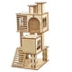 thumbnail image 3 of Hamster Wooden Ladder House Playground Exercise Slide Platform, 3 of 5