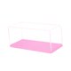 thumbnail image 3 of Vitrina transparente de acrílico para maquetas de coches a escala 1/43, apilable y con protección. Rosa, 3 of 9