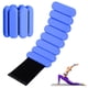 thumbnail image 1 of Pesas ajustables para muñeca y tobillo, silicona, 0,9 kg, color azul, 1 of 8