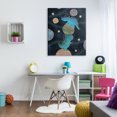 thumbnail image 2 of Stupell Industries Galactic Dinosaur Astronauts Outer Space Planets, 36 x 48, Design by Ziwei Li, 2 of 5