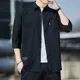 thumbnail image 3 of Camisa de hombre Cargo Camisas lisas de media manga para hombre Cosas baratas con mangas de estilo coreano Venta de marca elegante Trendyol Regular Hot, 3 of 5