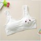 thumbnail image 1 of 2 piezas nuevas y encantadoras ropa interior con estampado para niñas, sujetador, chaleco, ropa interior para niños, ropa interior deportiva blanca, 1 of 4