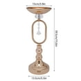 thumbnail image 2 of Miumaeov Gold Vases for Centerpieces 15.6in Tall Candle Stand Metal Flower Arrangement for Wedding Party Decor 10 Pcs, 2 of 13