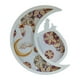 thumbnail image 1 of Bandeja de Ramadán Bandeja de Eid Decoración del hogar Artesanía multiusos Plato de almacenamiento Blanco, 1 of 9