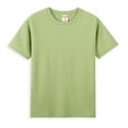 thumbnail image 1 of T-Shirt à Manches Courtes pour Homme à Col Ras du Cou en Coton Biologique 100 % - Vert, 1 of 1