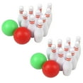 thumbnail image 3 of 2 Ensembles de Mini Balles de Jeu de Quilles Modèle Balles de Jeu de Quilles Simulées Mini Accessoire de Maison, 3 of 8