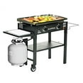 thumbnail image 6 of Blackstone 2-Burner 28” Griddle with Built-in Cutting Board and Garbage Holder, Black, Propane, 6 of 6