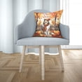 thumbnail image 3 of Happy Thanksgiving Collie Give Thanks Fall Beanie Scarf Welcome Pillow Cushion Double Sided Collie Dog Lover Gifts Idea Throw Pillow - 00020, 3 of 4