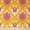 Waverly Inspirations Cotton 44" Damask 2 Orange Color Sewing Fabric by the Yard