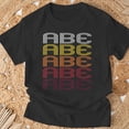 thumbnail image 3 of Abe Retro Wordmark Pattern Style TShirt, 3 of 6