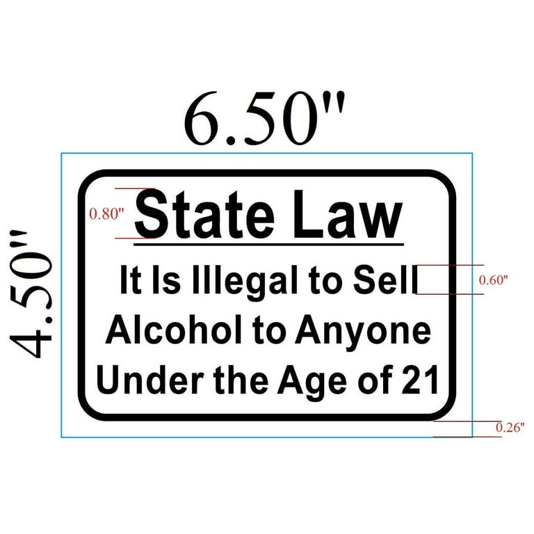 RESTURANT Consumer Advisory Sign (RED, REFLECTIVE, ALUMINIUM. Size 7X10,RUST FREE