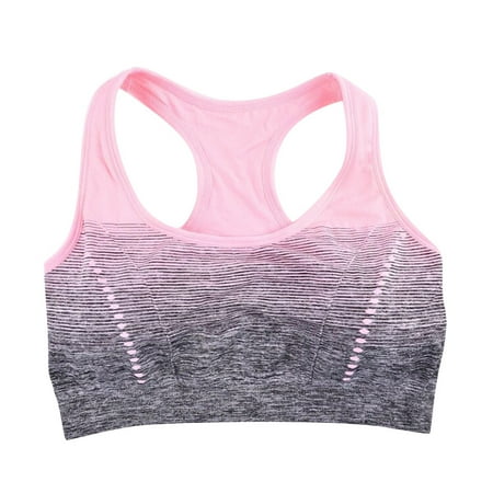 

Female Gradual Color Shock-Proof Yoga Sports Bra Without Steel Ring Underwear