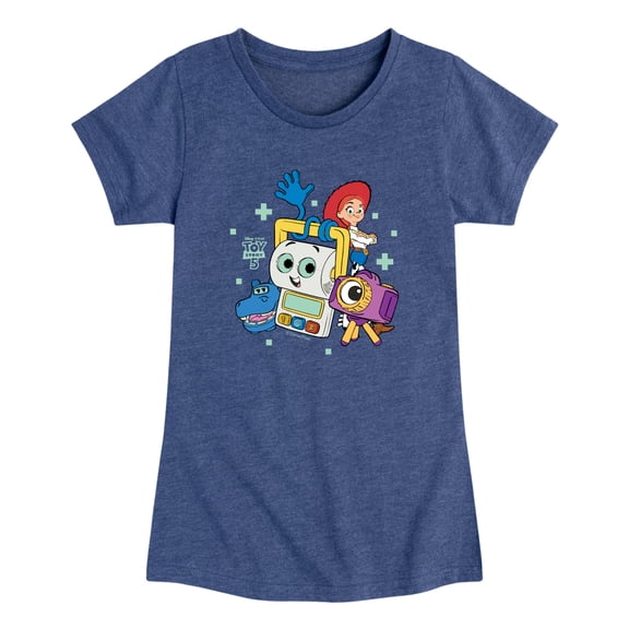 Toy Story 5 - Jessie Group - Toddler Girls Fitted Short Sleeve T-Shirt