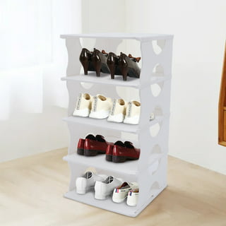Shoe Rack Foldable & Collapsible Heavy Duty Plastic Shelf Storage Foot –  Reel to Real Shopping