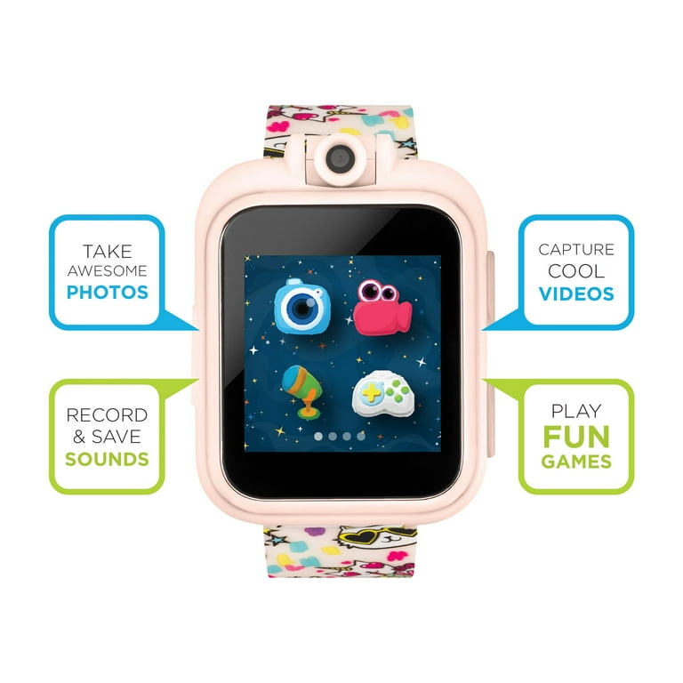 PlayZoom Kids Smartwatch Blush Cats Video and Camera Selfies