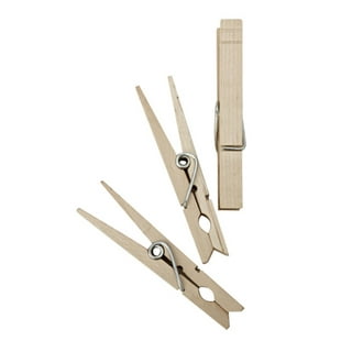 Mainstays Wood Clothes Pins, Beige, 50 Count 