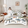 thumbnail image 4 of Castle Fairy Animal Fish Boy Queen Comforter Set,Lake Life Bedding Comforter Set, 4 of 8