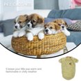 thumbnail image 5 of ETHZZLE 1Pc Green Dog Winter Costume Cotton Pet Coat Warm Apparel with Fruit Pattern, 5 of 8