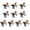 Orange, variant on Bundles Of 10 Football Bowknot Hair Ties Supporter Hair Decorations Suitable For Team Spirits And Special Gatherings
