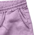 thumbnail image 5 of cllios Men's Classic Cargo Shorts Cotton Work Shorts Multi Pocket Loose Fit Casual Outdoor Hiking Shorts for Men Purple M, 5 of 5