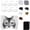 F, variant on DIY Therian Mask Kit Blank Cat Mask with Felt Fabric Sheet Plush Eye Mesh for Therian Gear Stuff