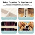 thumbnail image 3 of Corgi Travel Portable Jewelry Organizer Box with Earring Holder, Bracelet Holder, and Necklace Organizer for Girls and Women, 3 of 6
