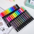 thumbnail image 2 of Toyvian 24pcs Glitter Markers Shimmer Outline Pens for Coloring, Painting, Crafting, Cards and Art Projects, 2 of 10