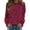 Red, variant on ShiShine Womens Sweatshirt Crew Neck Star Graphic Pullover Tops 2025 Fall Casual Long sleeve Oversized Sweatshirt