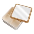 thumbnail image 3 of Shisuyan 1pc Creative Travel Makeup Looking Glass Mini Desktop Mirror with Storage Box, 3 of 8