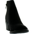 thumbnail image 3 of Reneeze PAMA-01 Womens Fashionable Stacked Heels Ankle Booties - BLACK, 3 of 4