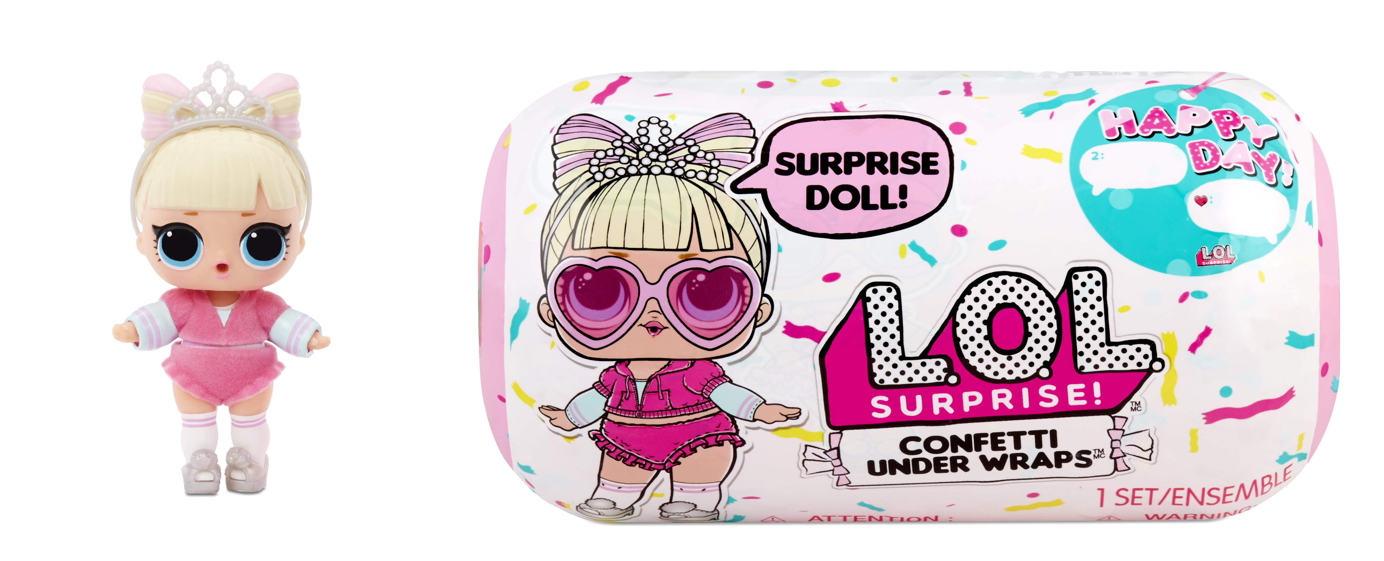 1 LOL Surprise Present Party Confetti Under Wraps Series Big Sister Doll New! 